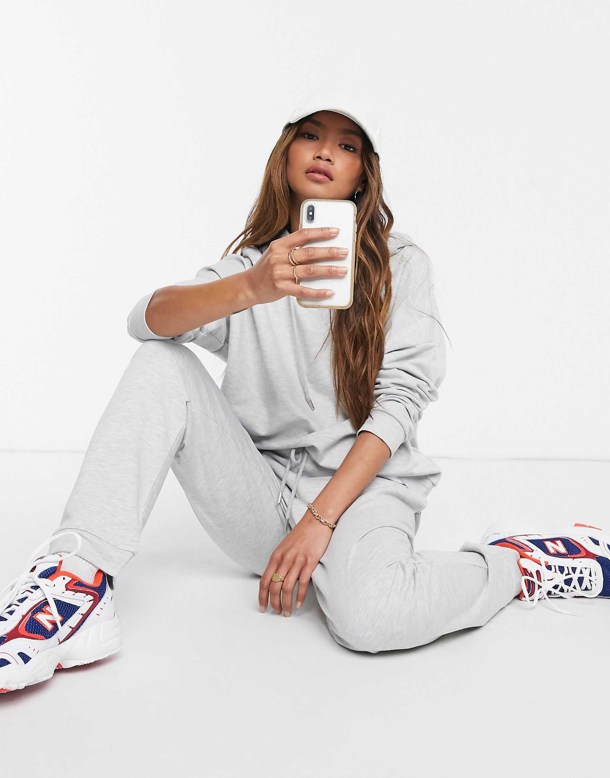 Asos Design Tracksuit Hoodie / Slim Jogger With Tie