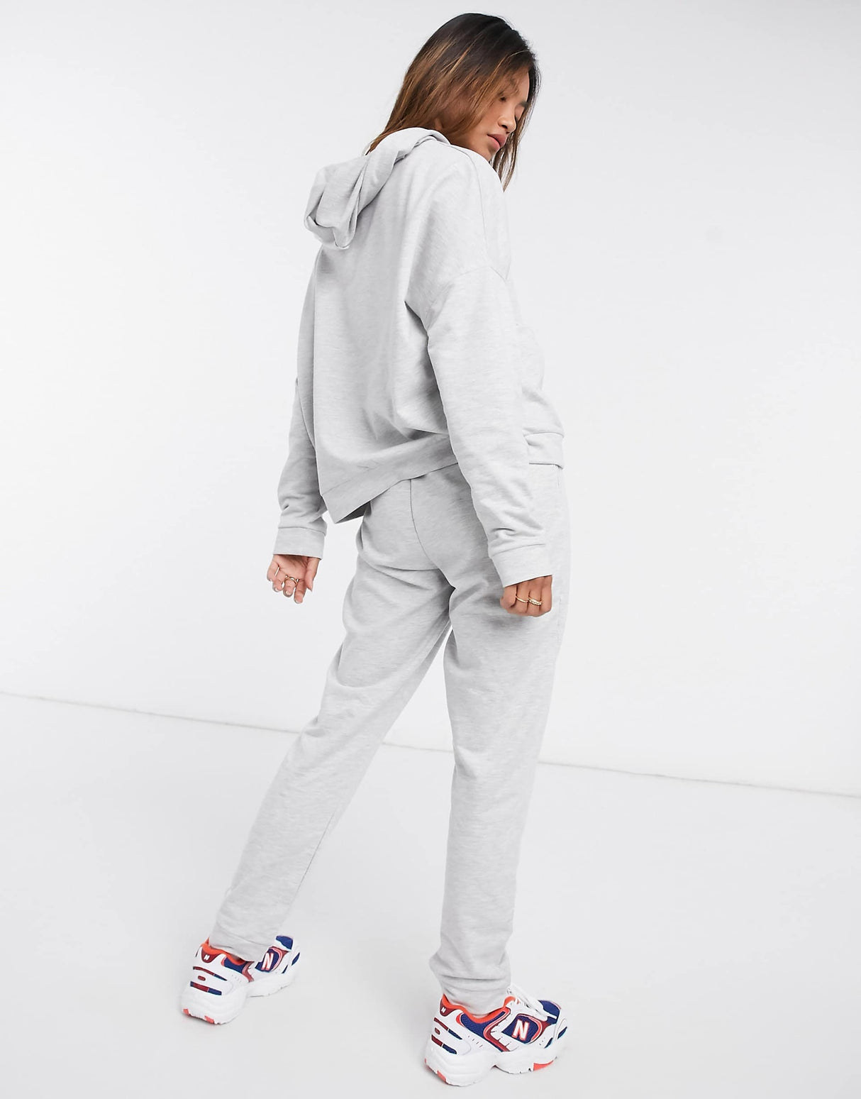 Asos Design Tracksuit Hoodie / Slim Jogger With Tie