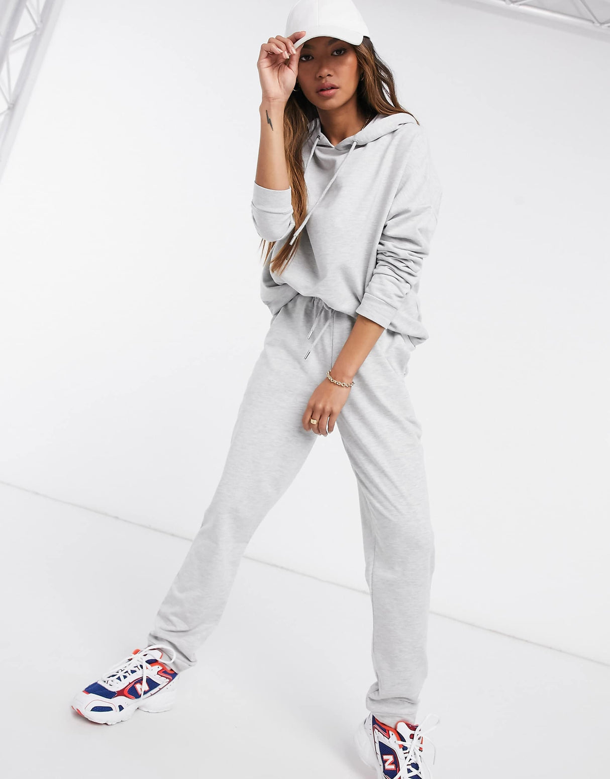 Asos Design Tracksuit Hoodie / Slim Jogger With Tie