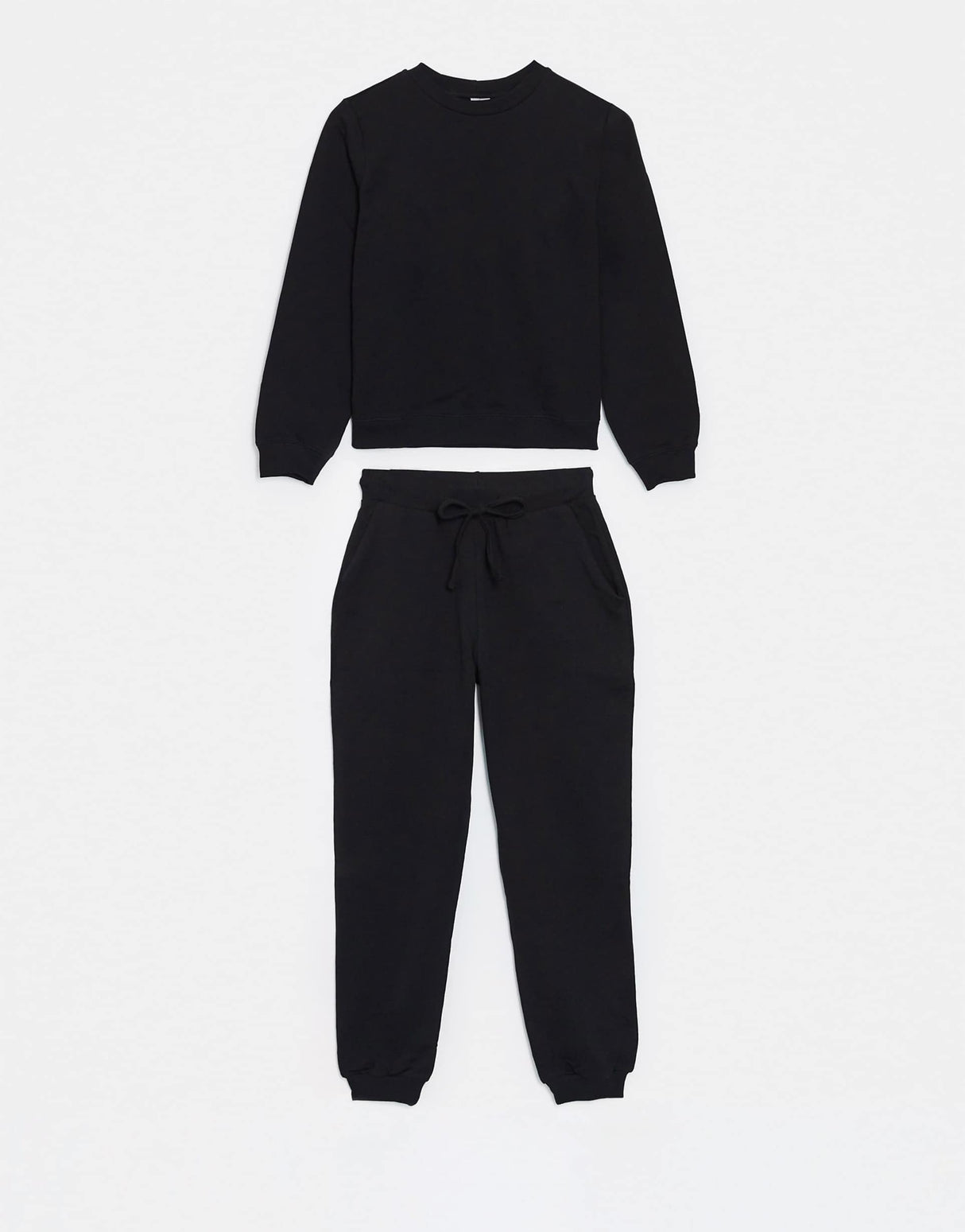Asos Design Petite Tracksuit Ultimate Sweat / Jogger With Tie In Cotton