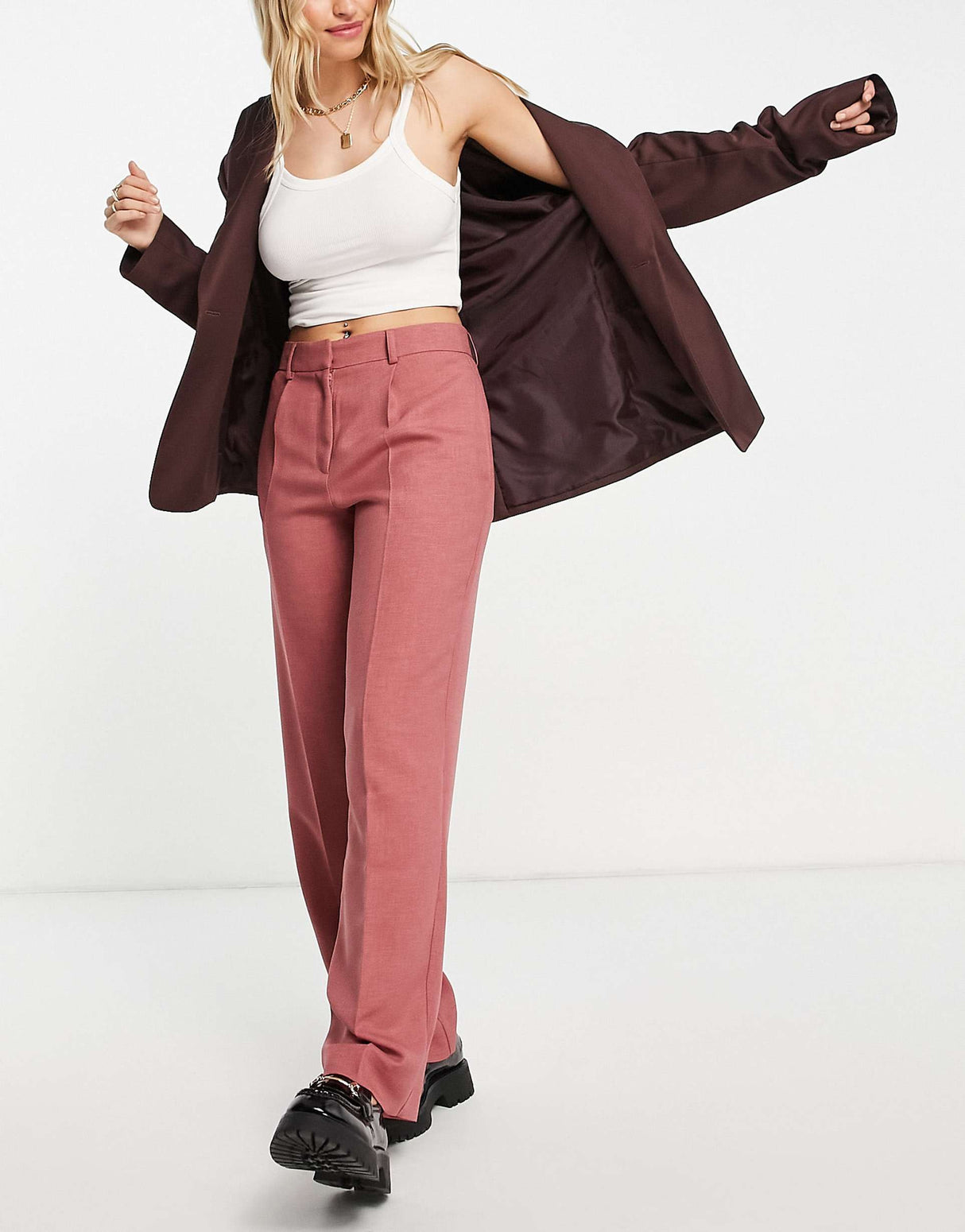 Asos Design Basic Slim Jogger In Navy