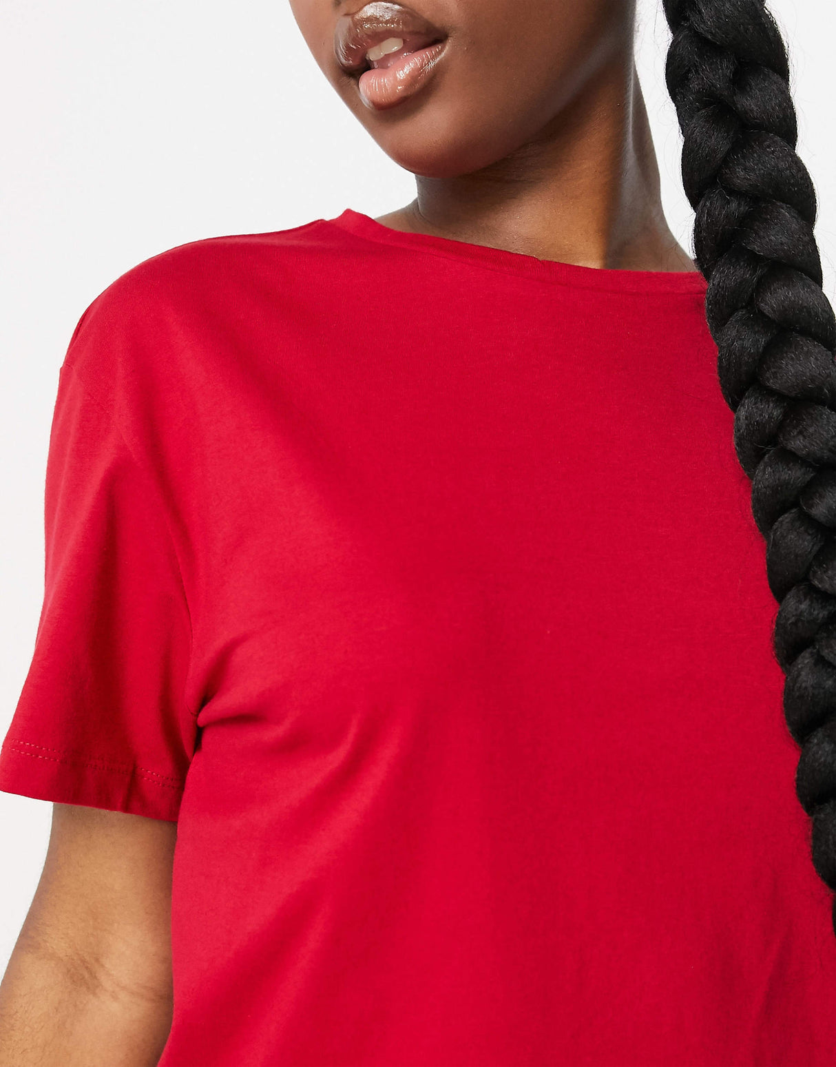 Asos Design Mix & Match Jersey Pyjama Tee In Red