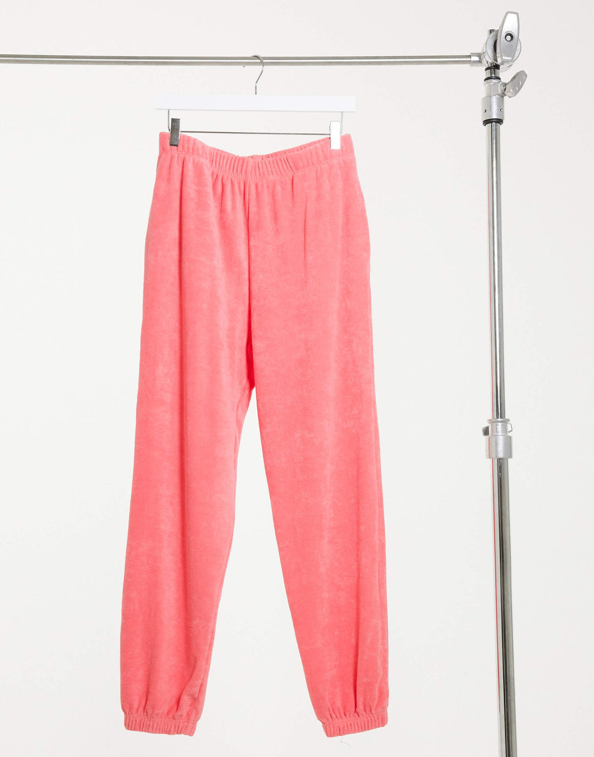 Asos Design Mix & Match Lounge Towelling Jogger In Pink