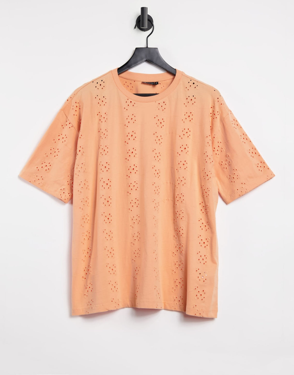 Asos Design Oversized T-Shirt In All Over Broidery