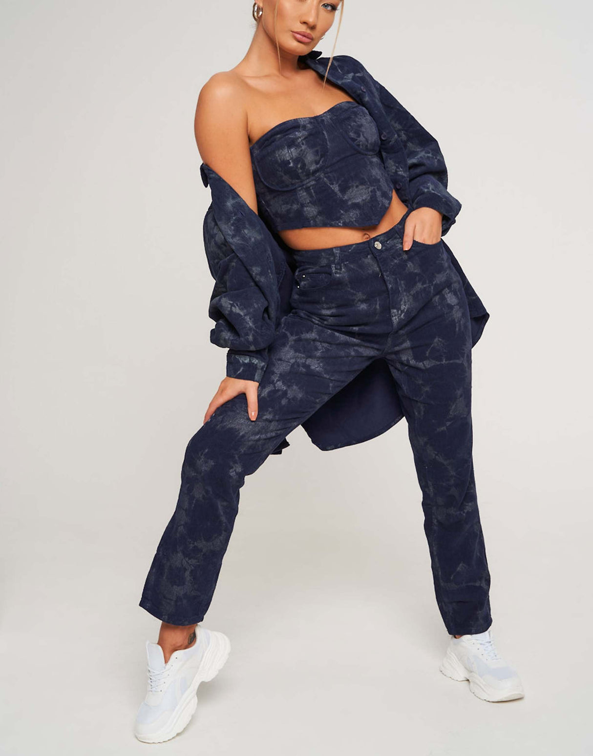 Missguided Co-Ord Wrath Jeans In Tie Dye