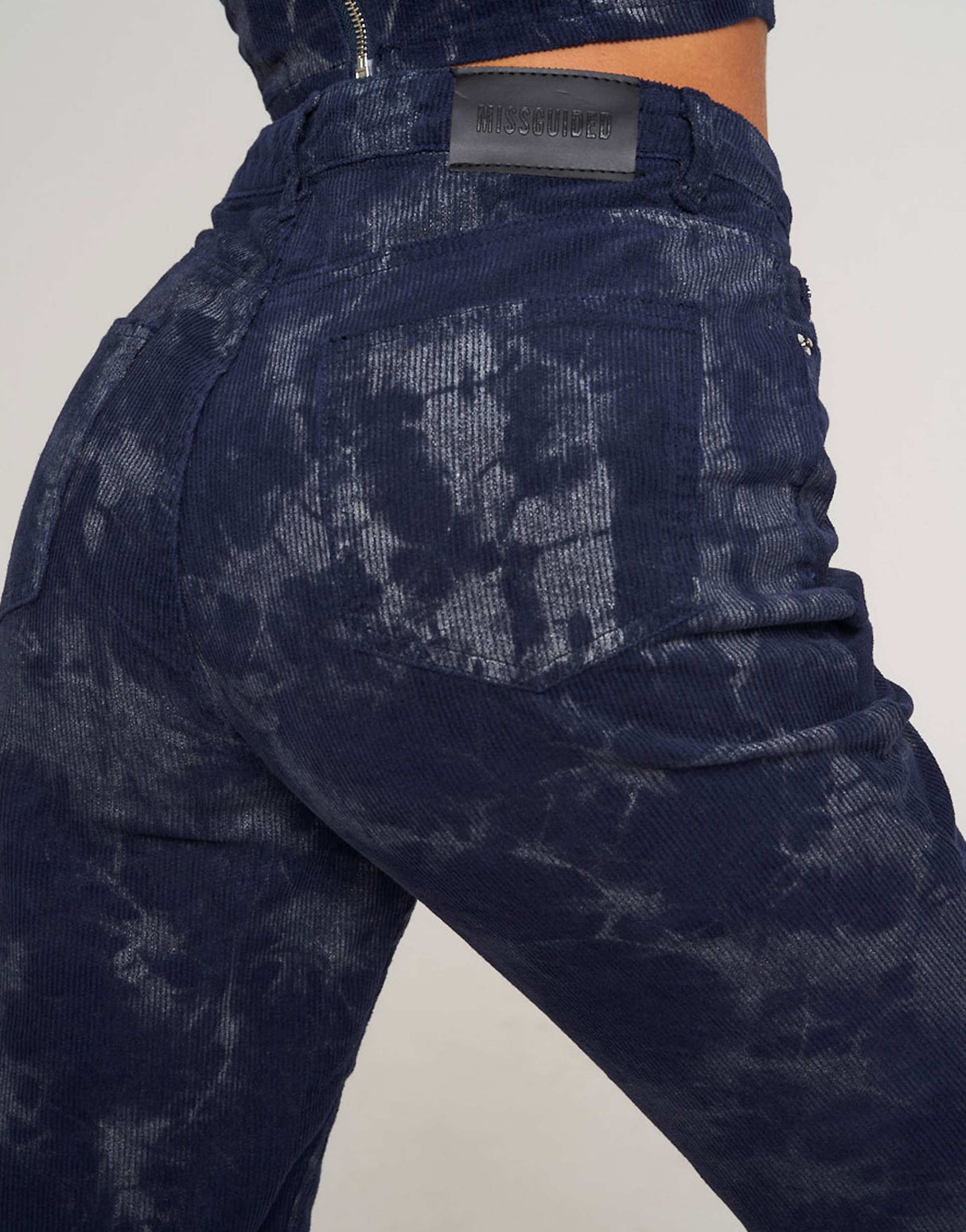Missguided Co-Ord Wrath Jeans In Tie Dye