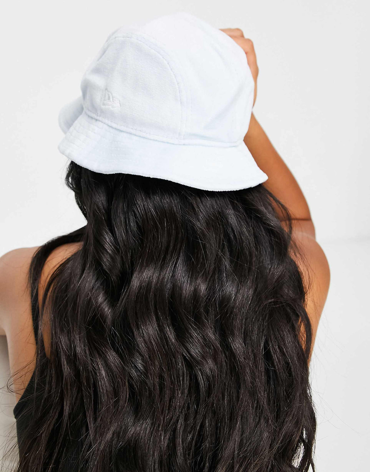 New Era Exclusive Bucket Hat In Blue Towelling