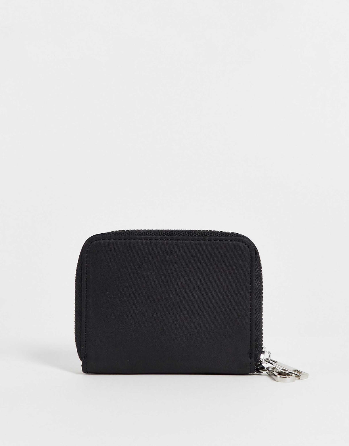 ASOS DESIGN nylon card pouch in black - BLACK - BLACK