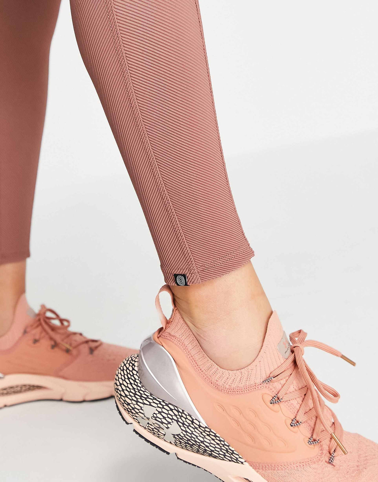 Onzie Sweetheart Ribbed Leggings In Light Brown