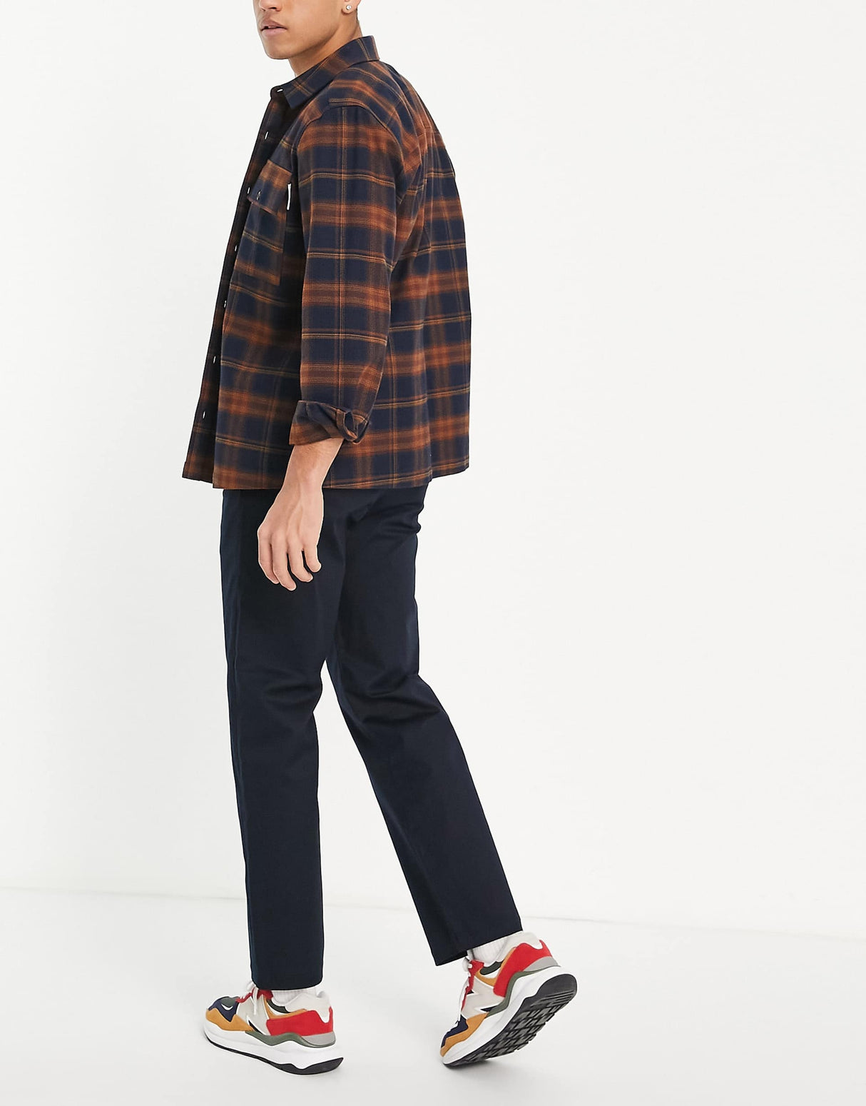Selected Homme Chino In Loose Fit In Navy