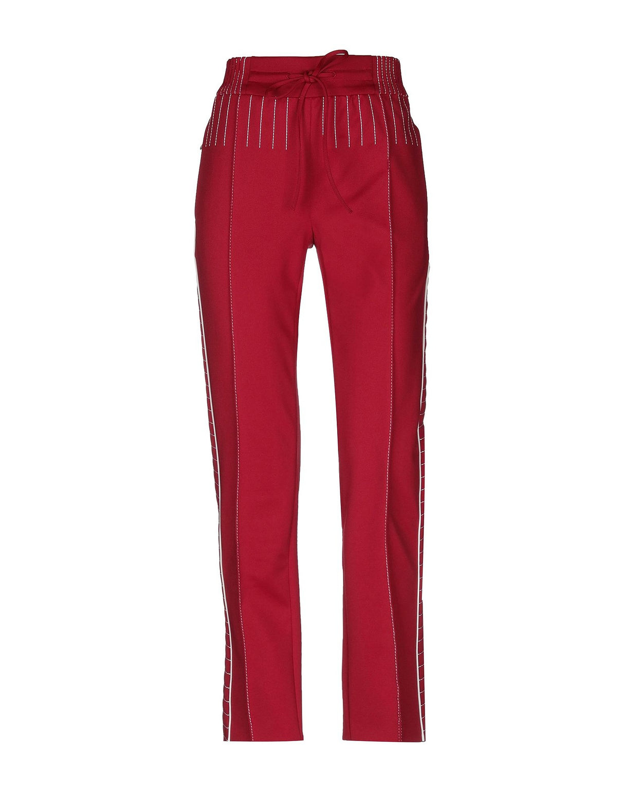 Valentino Garavani Womens Pants - Burgundy