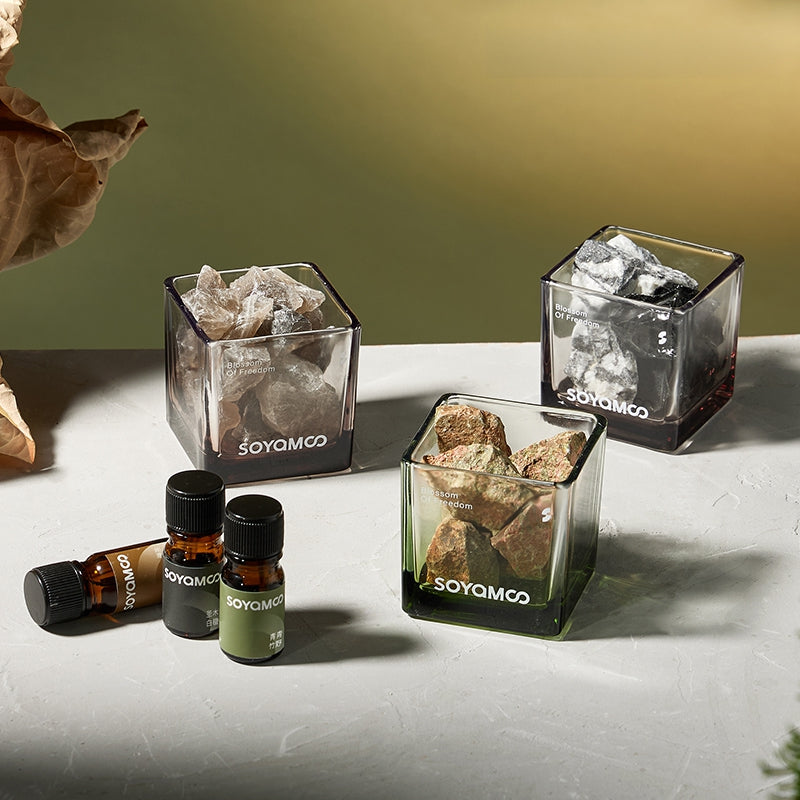 Sacred Palo Santo & White Sandalwood Dopamine Crystal Diffuser