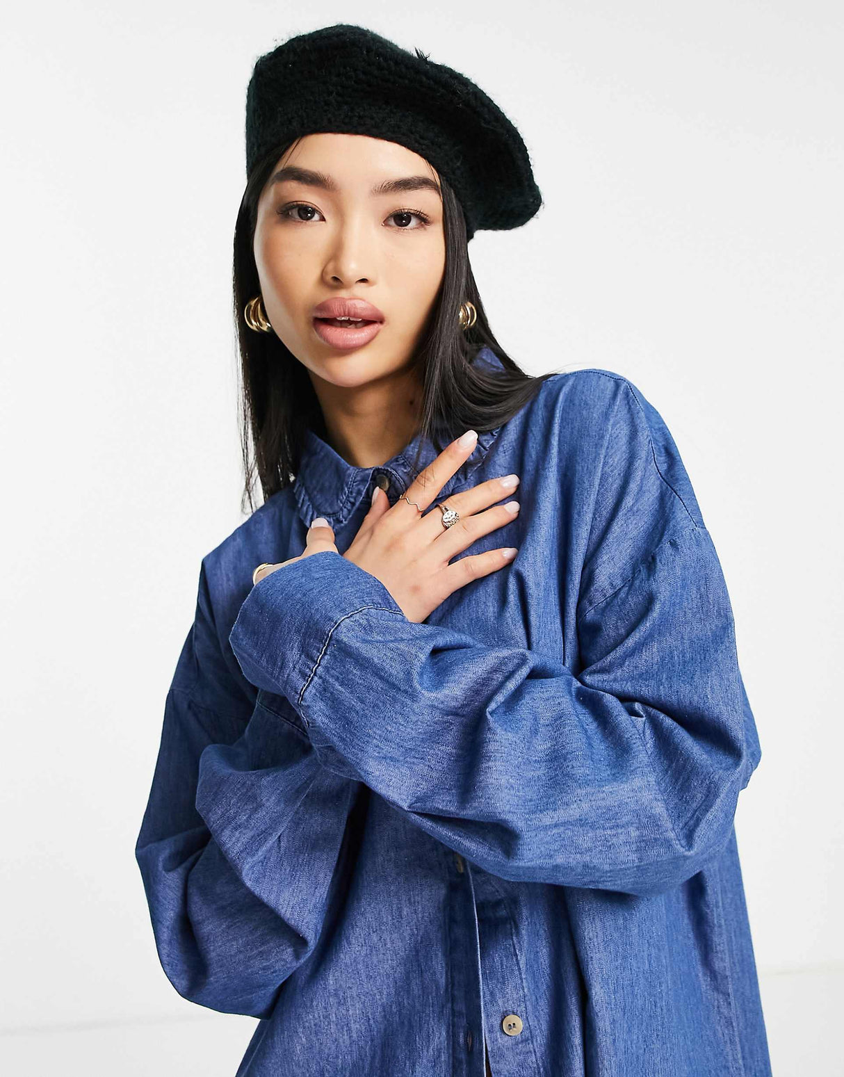Cotton:On Dad Shirt In Denim Blue