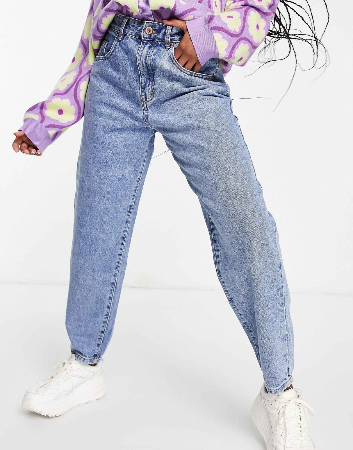 Cotton:On Slouchy Mom Jean In Dark Wash Blue