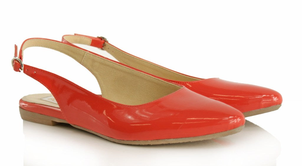 Bosccolo Womenssummer Pumps - Coral Laquered