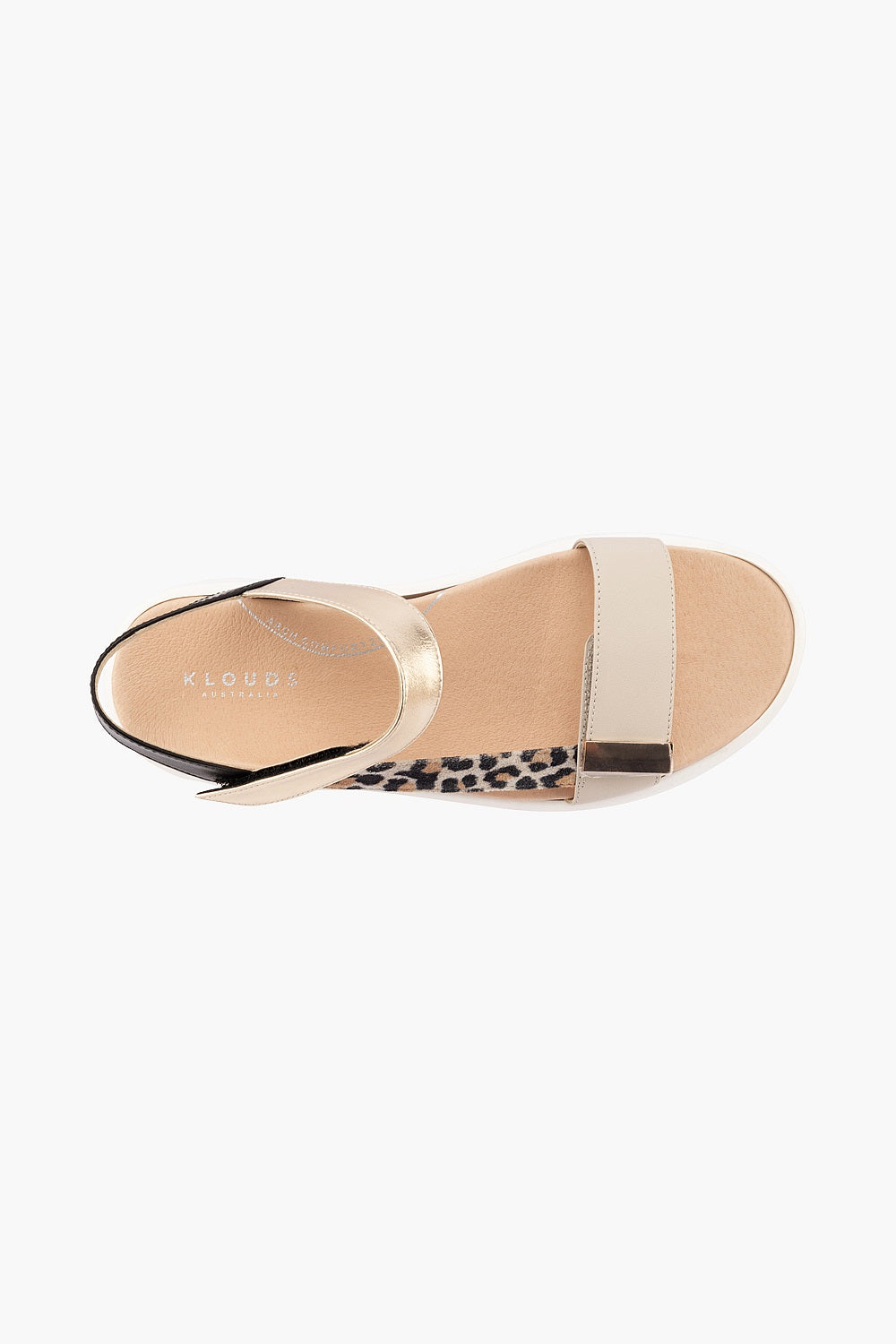 Klouds Ivory Metallic Leopard Combo