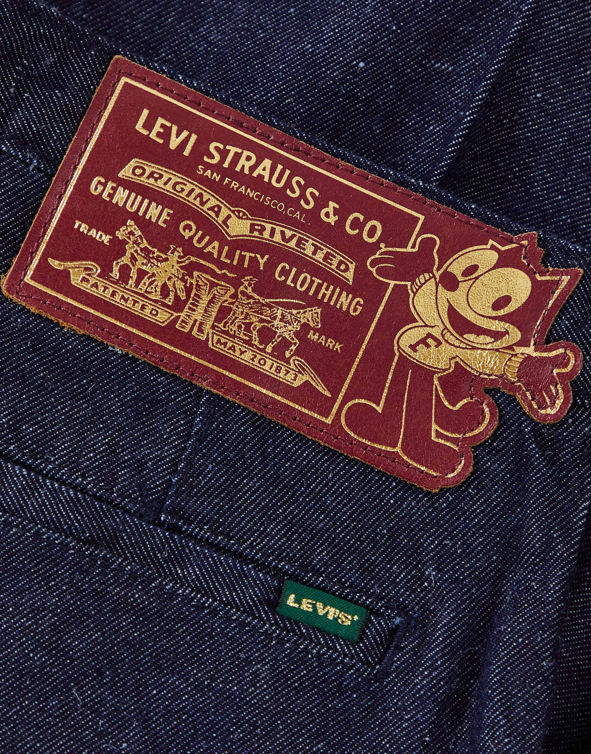 Levi'S X Felix Pleat High Loose Jean In Blue