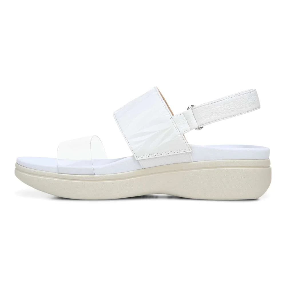 Vionic Karleen Platform Sandal - White