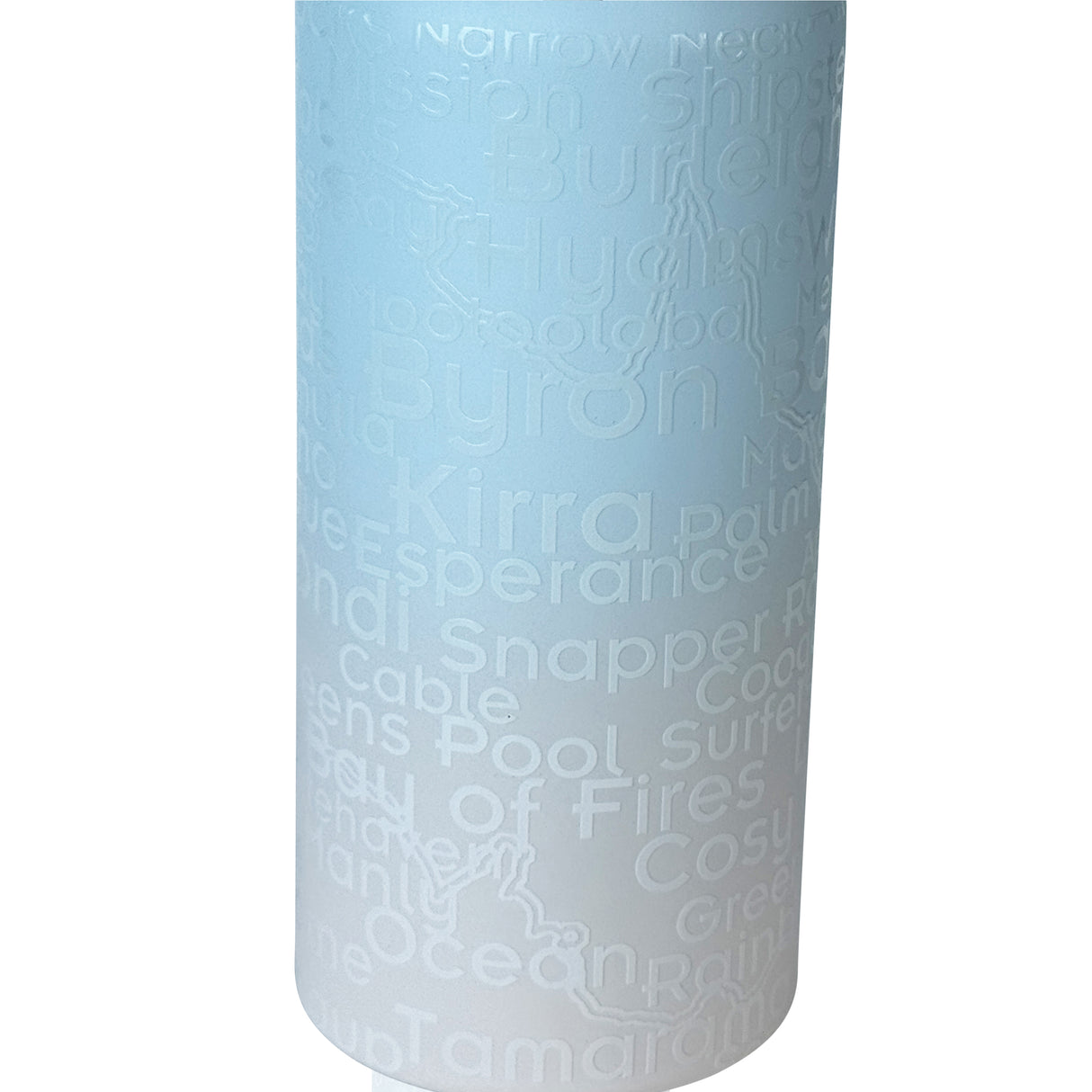 BBBYO Beaches Bottle - stainless steel insulated bottle - 1000 ml - Sand to Sea beach print