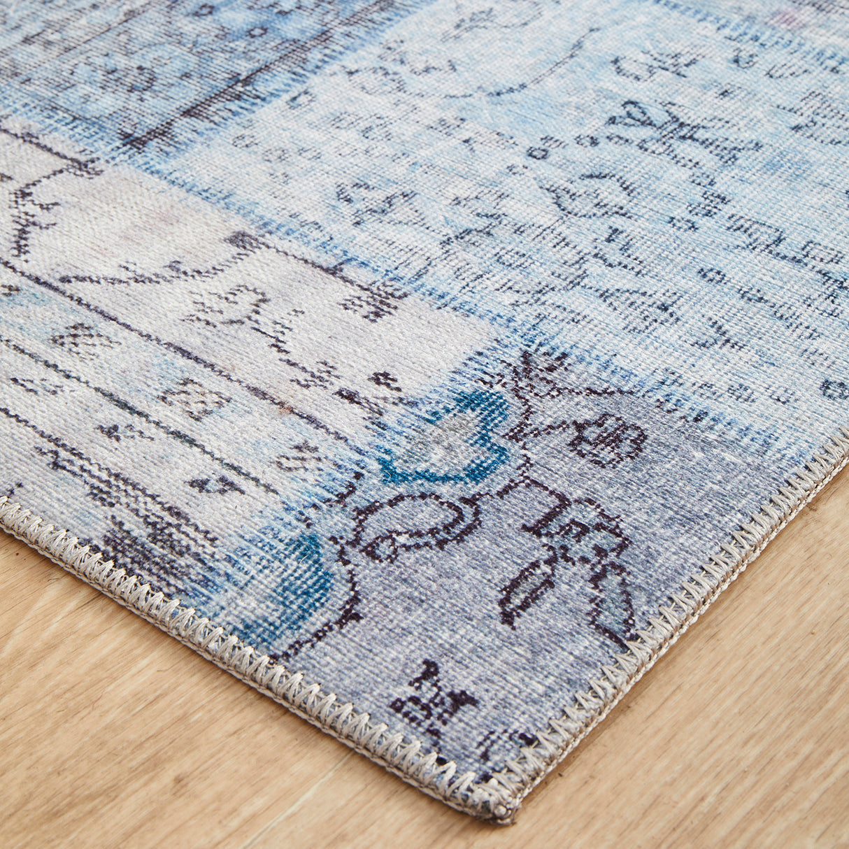 Illusions 121 Denim Runner Rug