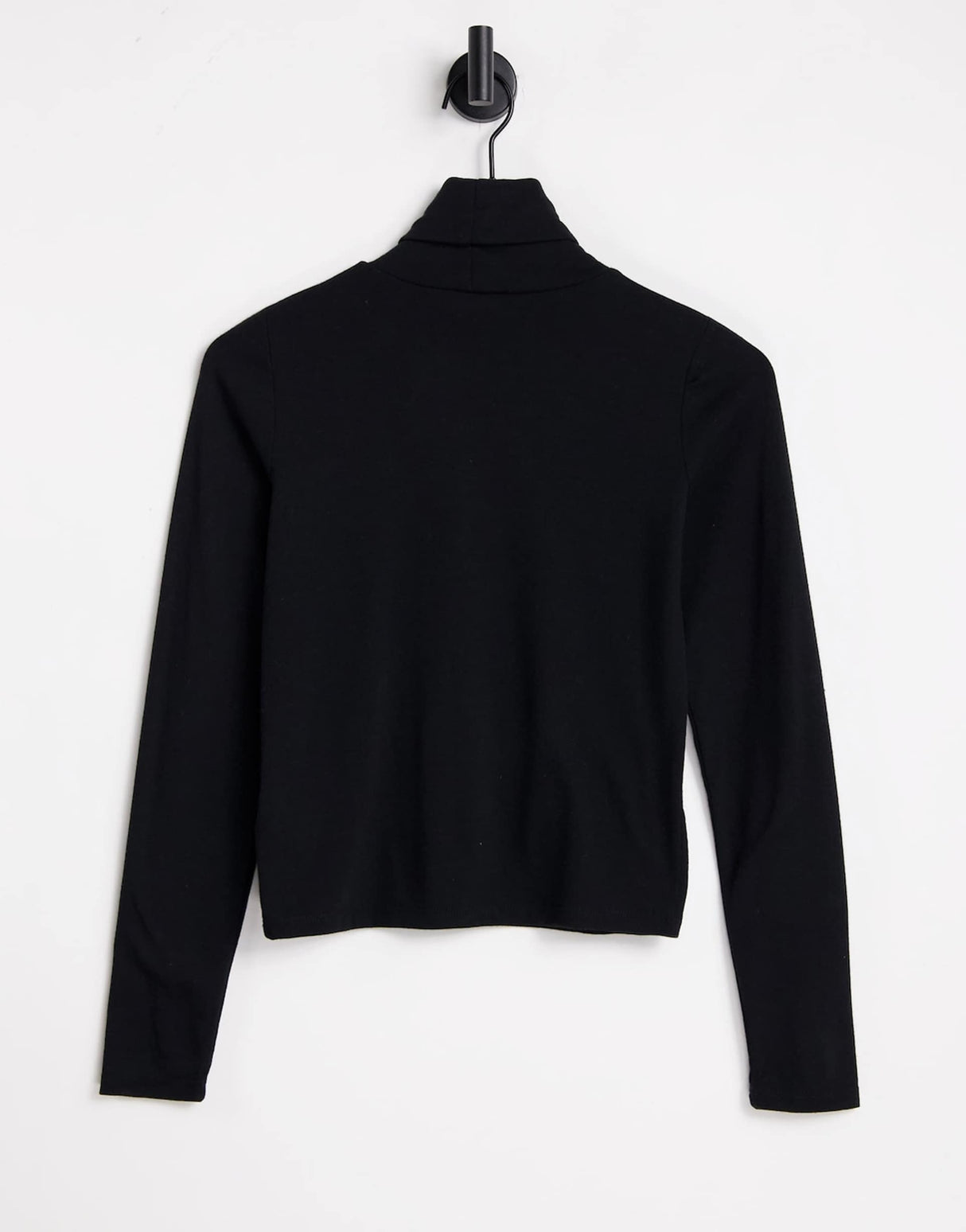 Cotton:On Long Sleeve Roll Neck Top In Black
