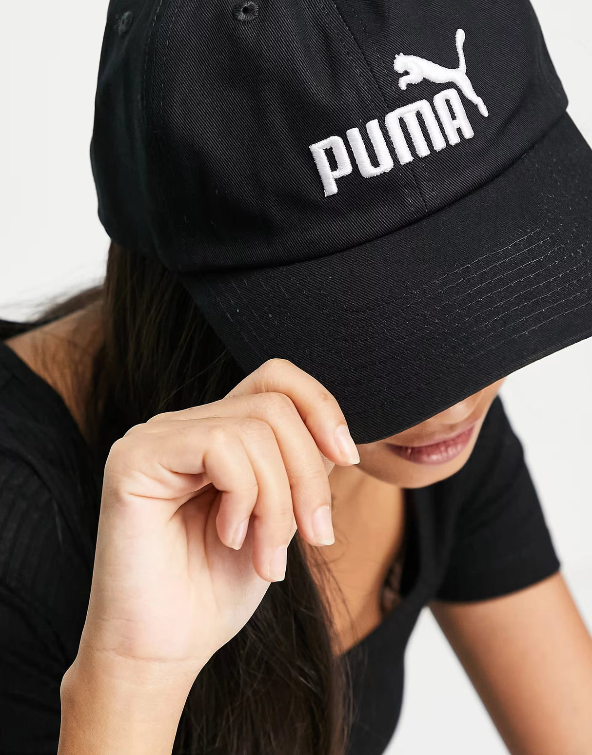 Puma Essentials Cap In Black