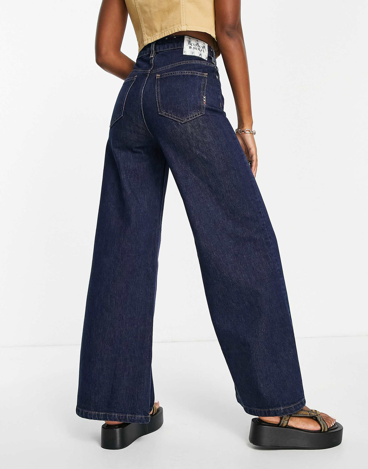 Maison Scotch Elvis Capsule Cotton Jeans In Indigo