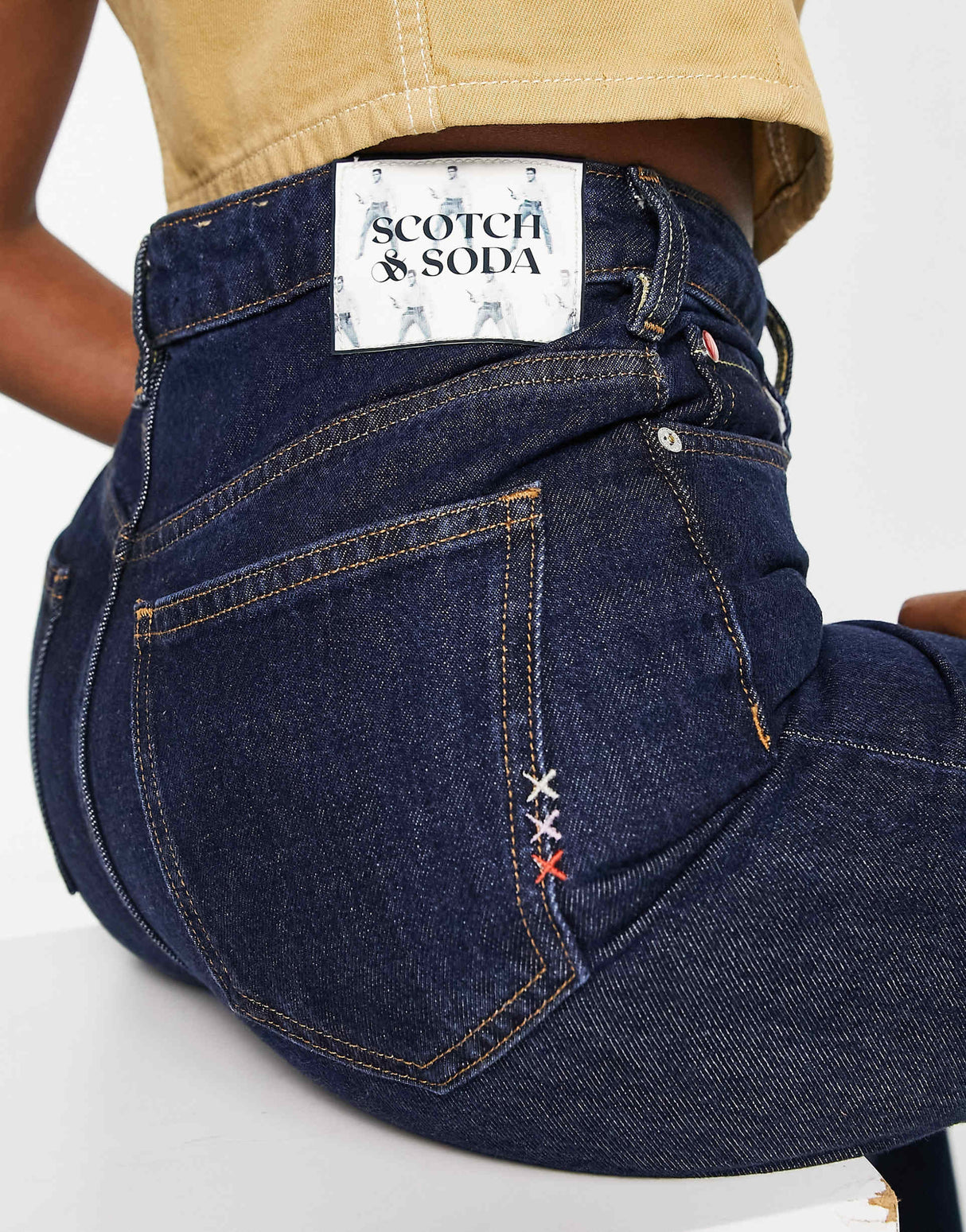 Maison Scotch Elvis Capsule Cotton Jeans In Indigo