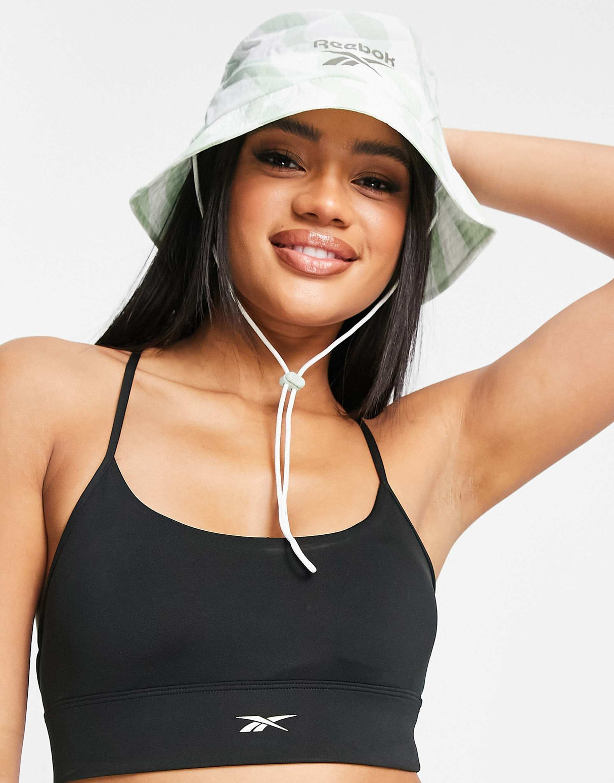 Reebok Summer Waves Bucket Hat In Green