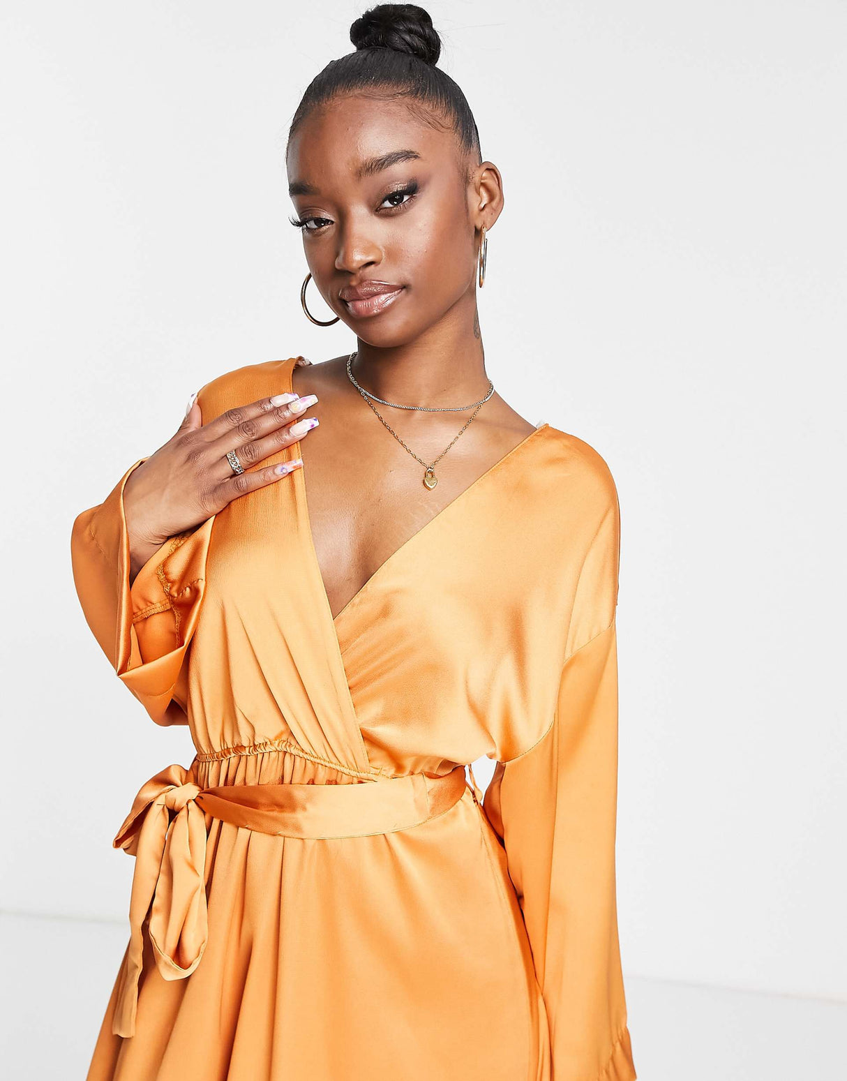 Trendyol Midi Dress In Cinnamon