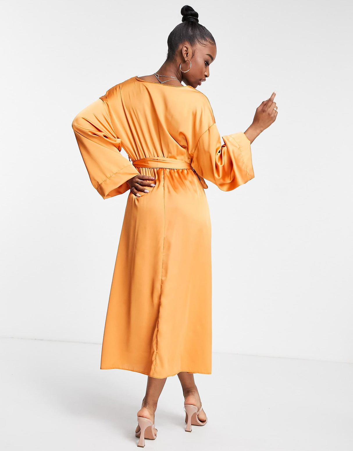 Trendyol Midi Dress In Cinnamon
