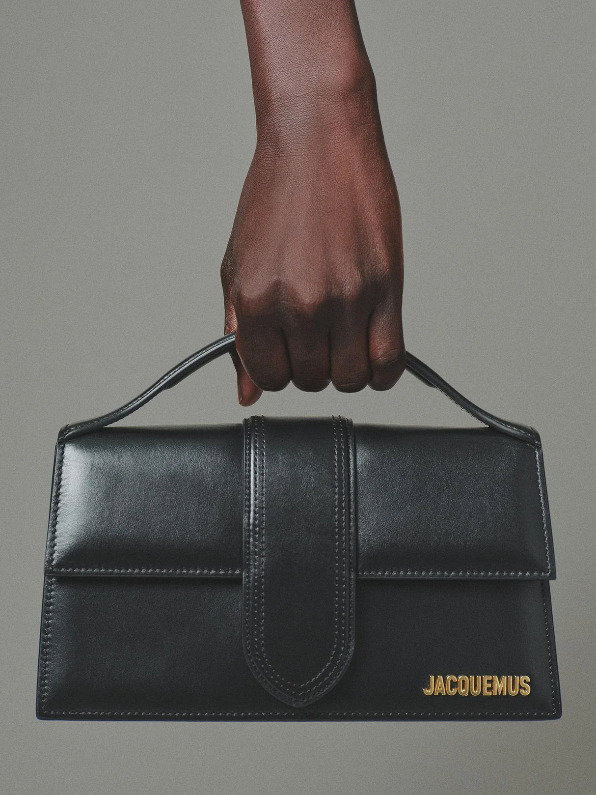 Jacquemus Le Grand Bambino Bag - Black/Gold