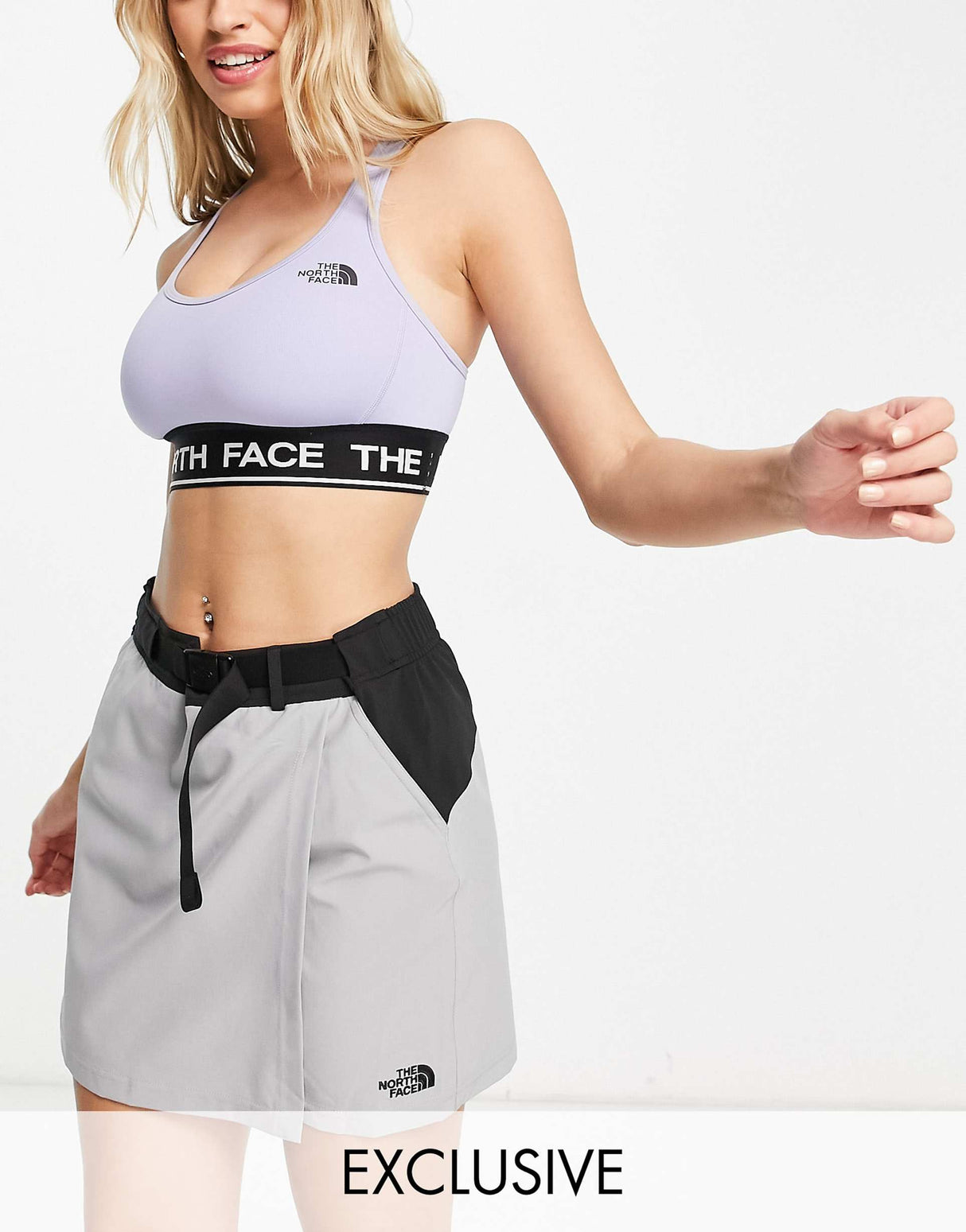 The North Face Trend Woven Skirt In Grey