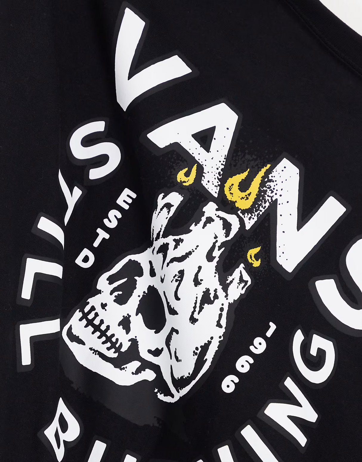 Vans Still Burning Back Print T-Shirt In Black
