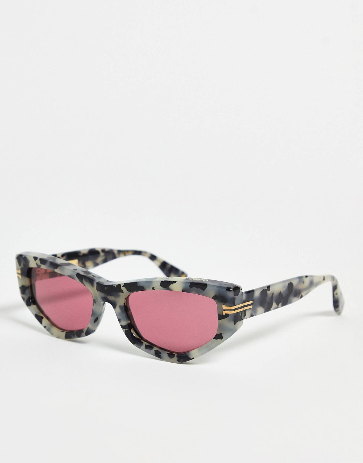 Marc Jacobs Cat Eye Sunglasses In Havana Grey