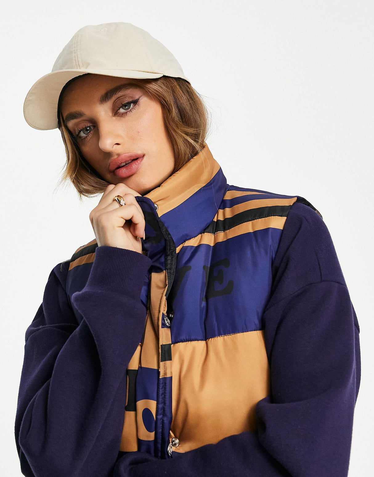 Never Fully Dressed True Love Gilet In Multi