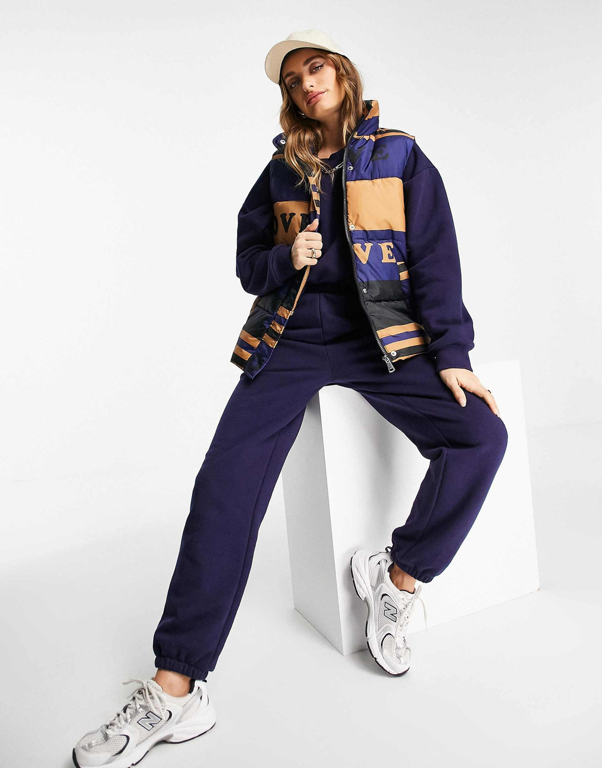 Never Fully Dressed True Love Gilet In Multi