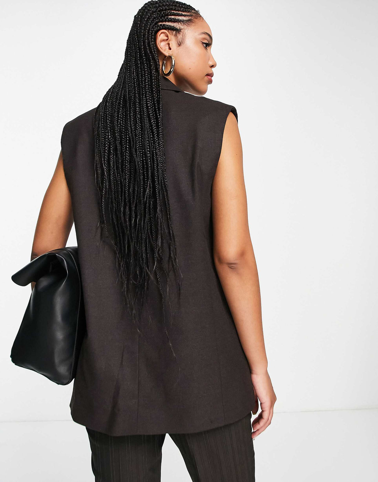 Mango Waistcoat In Black