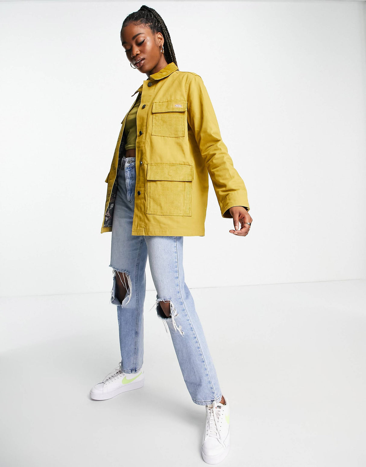 Dickies Chore Jacket In Yellow