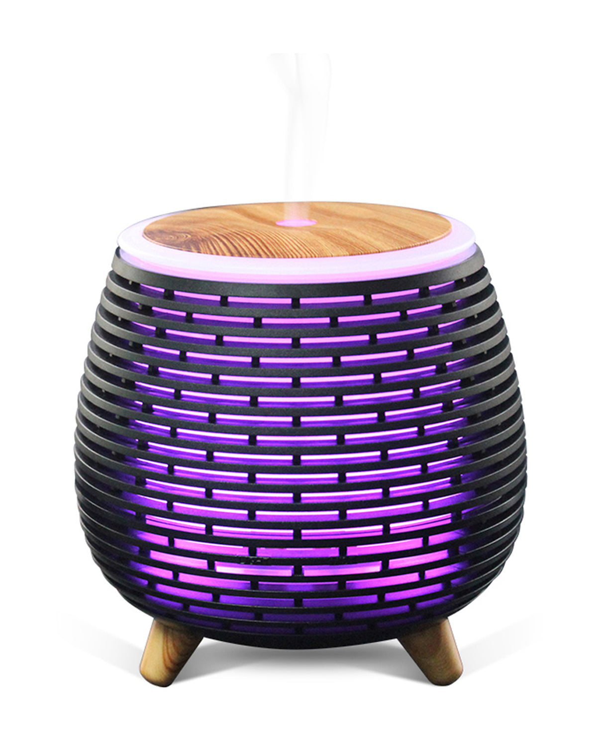 TODO 100Ml Humidifier Aromatherapy Diffuser 7 Colour Led Ultrasonic Mist - Black
