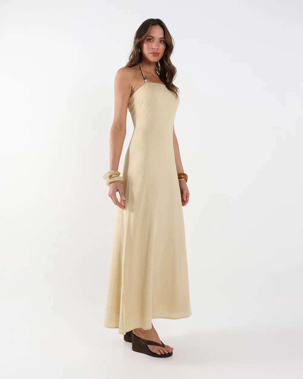Lost In Lunar Mandy Maxi Dress - Butter