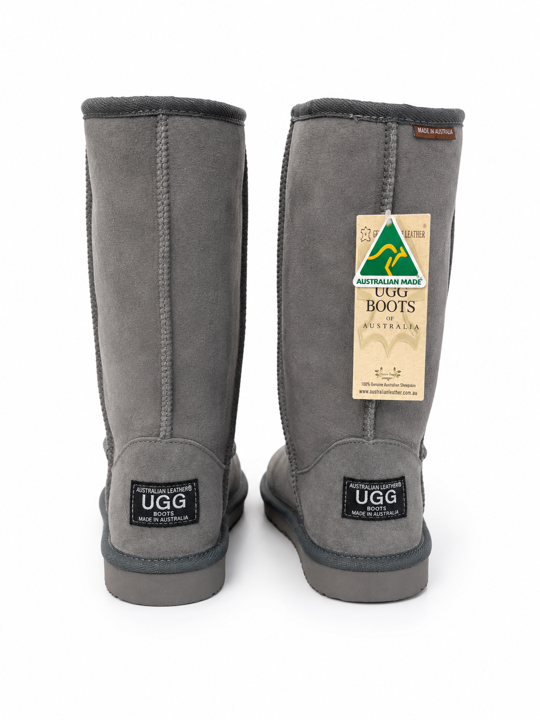 Australian Leather Ugg Classic Tall - Grey - AU5