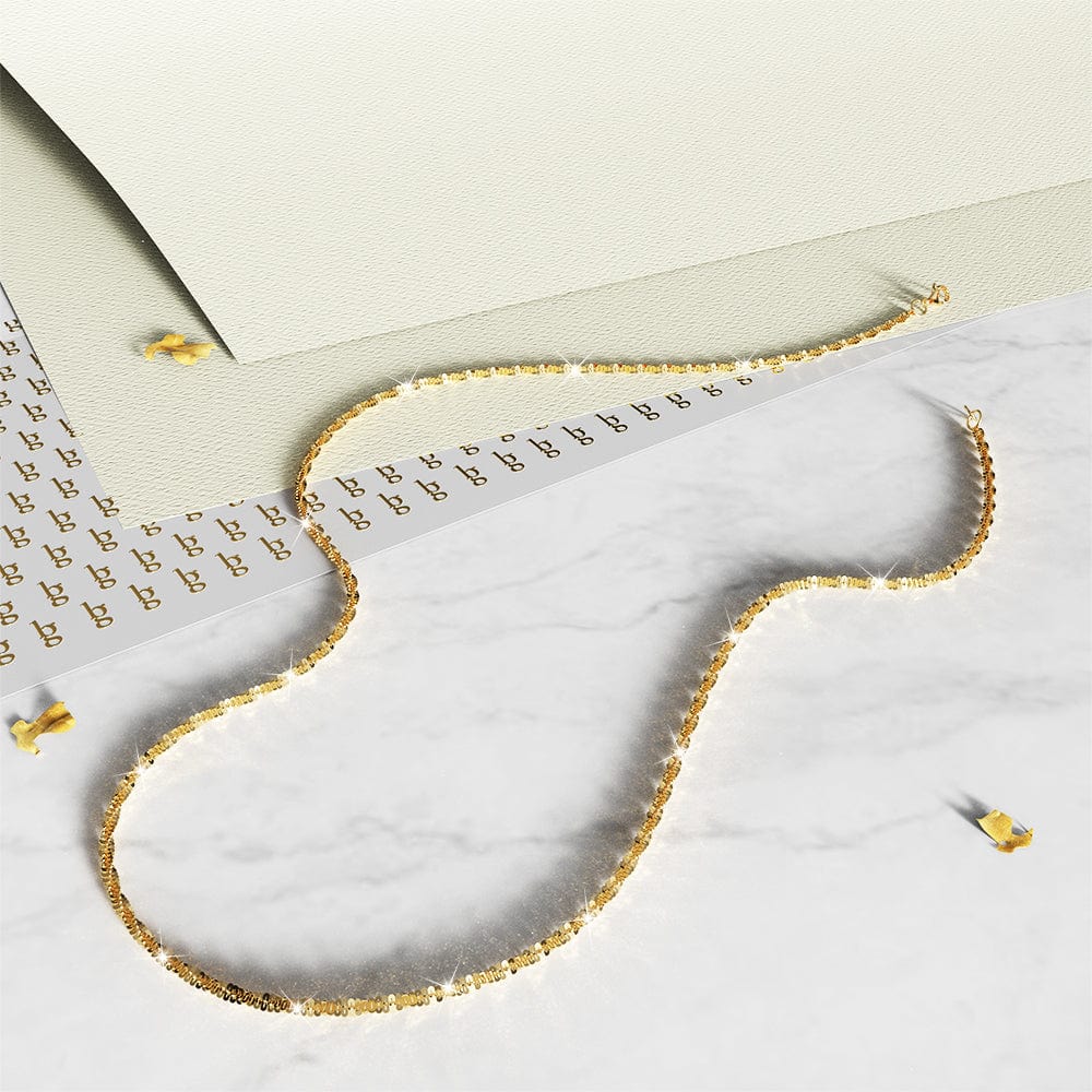 Bullion Gold Chloe Chain Link Necklace in Gold