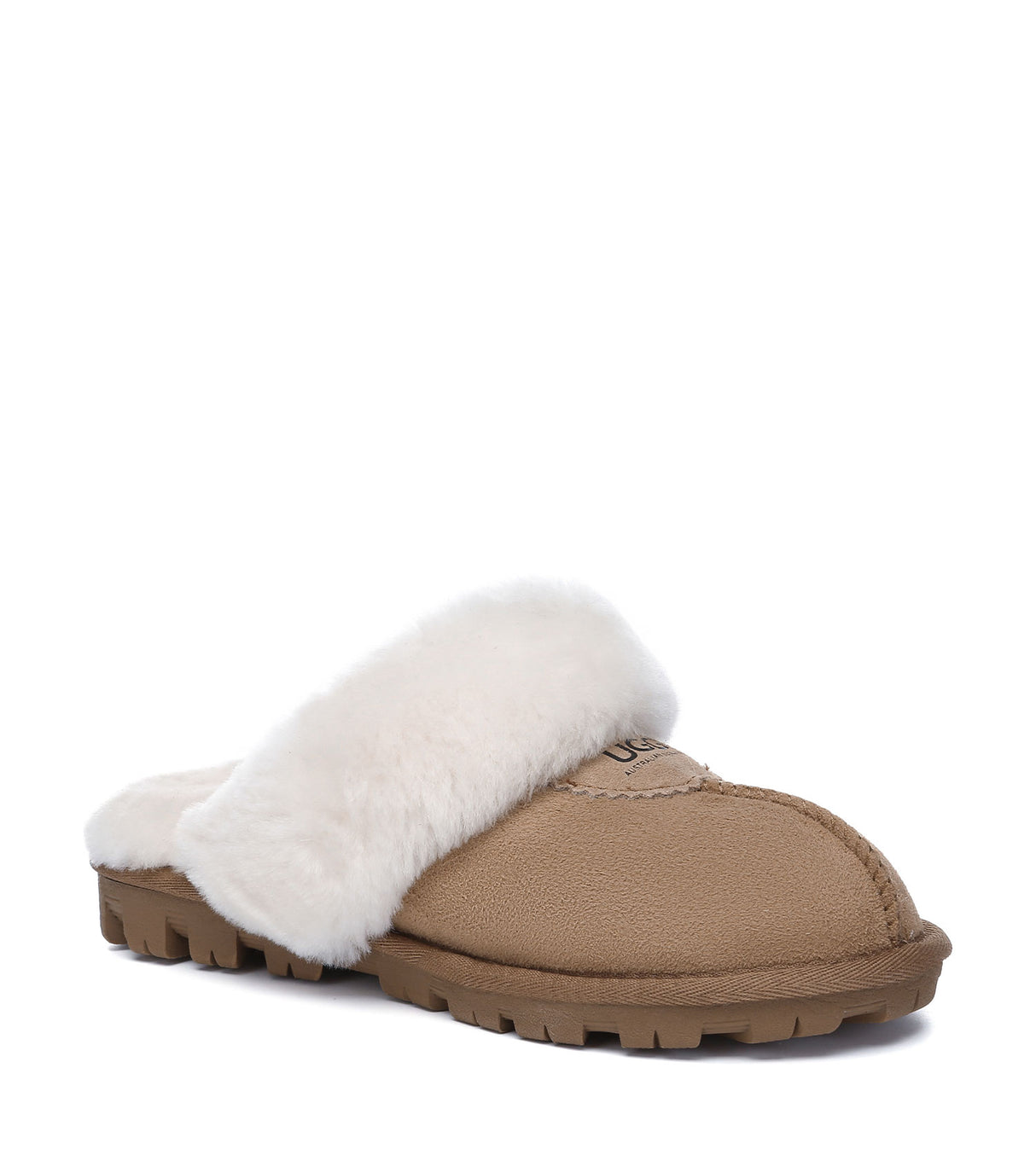 Australian Shepherd UGG Waffle Slipper - Chestnut