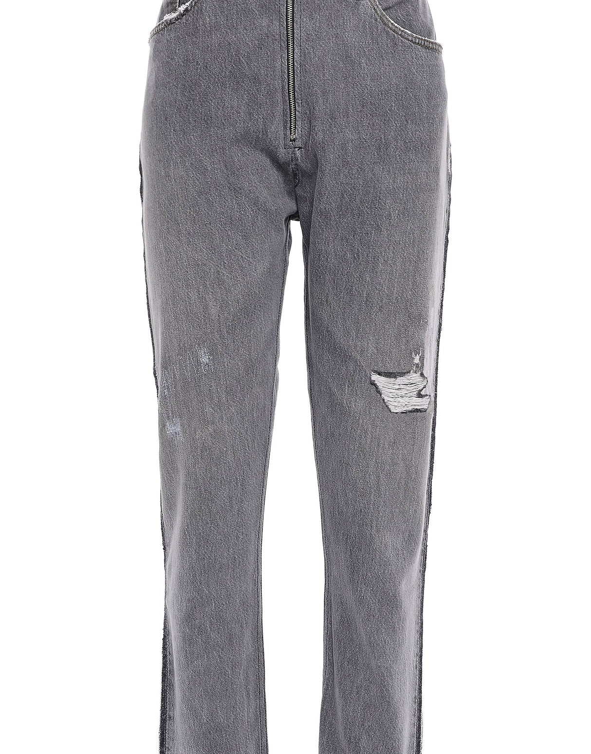 Re/Done With Levi's Womens Straight Leg Jeans - Dark gray