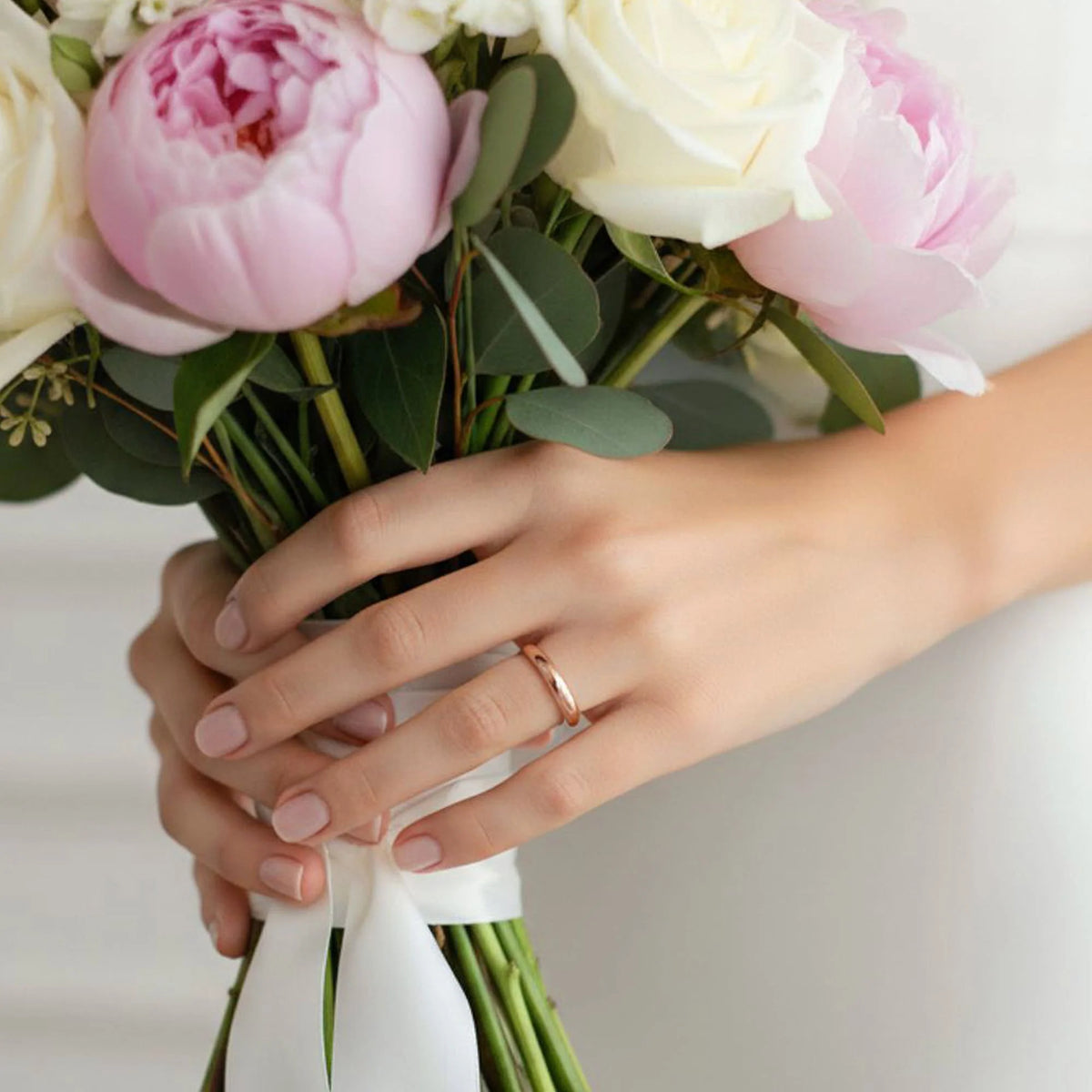 Bullion Gold Louise Minimalist Rose Gold Ring