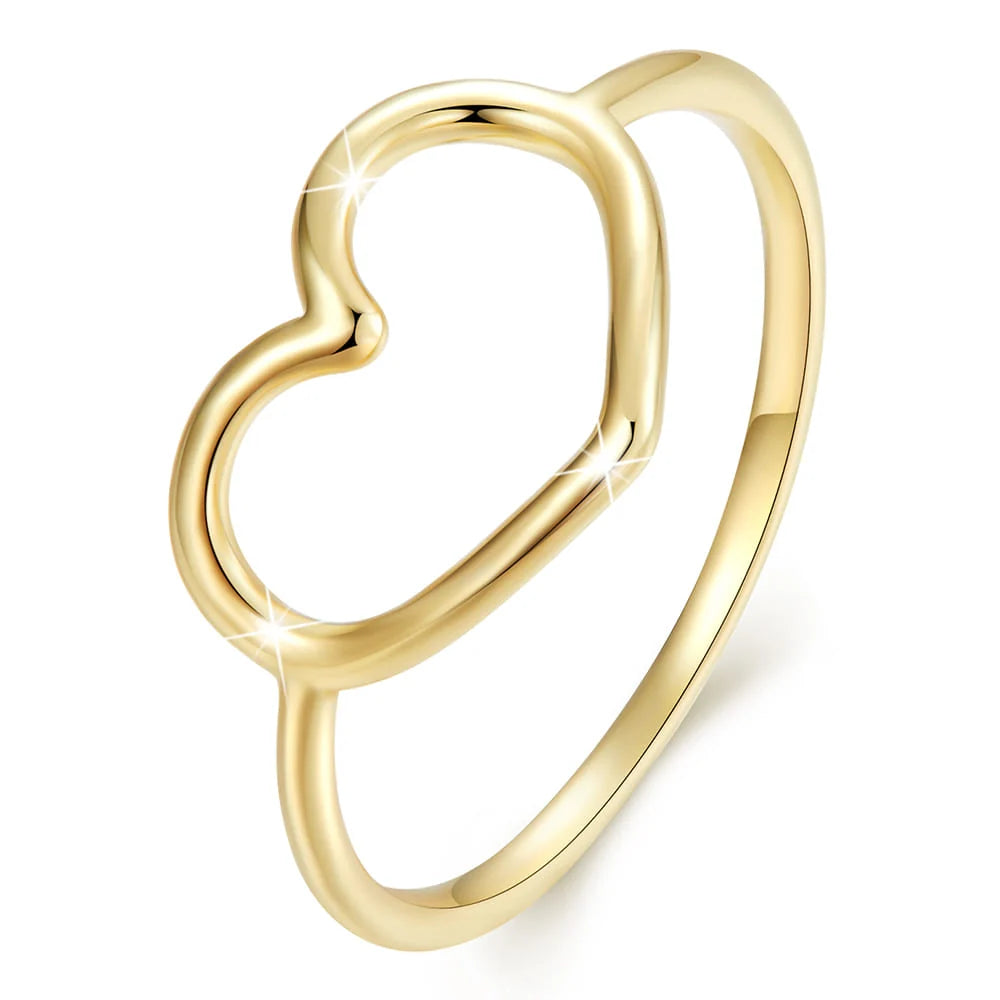 Solid 925 Sterling Silver Crystals Queued In Gold Ring