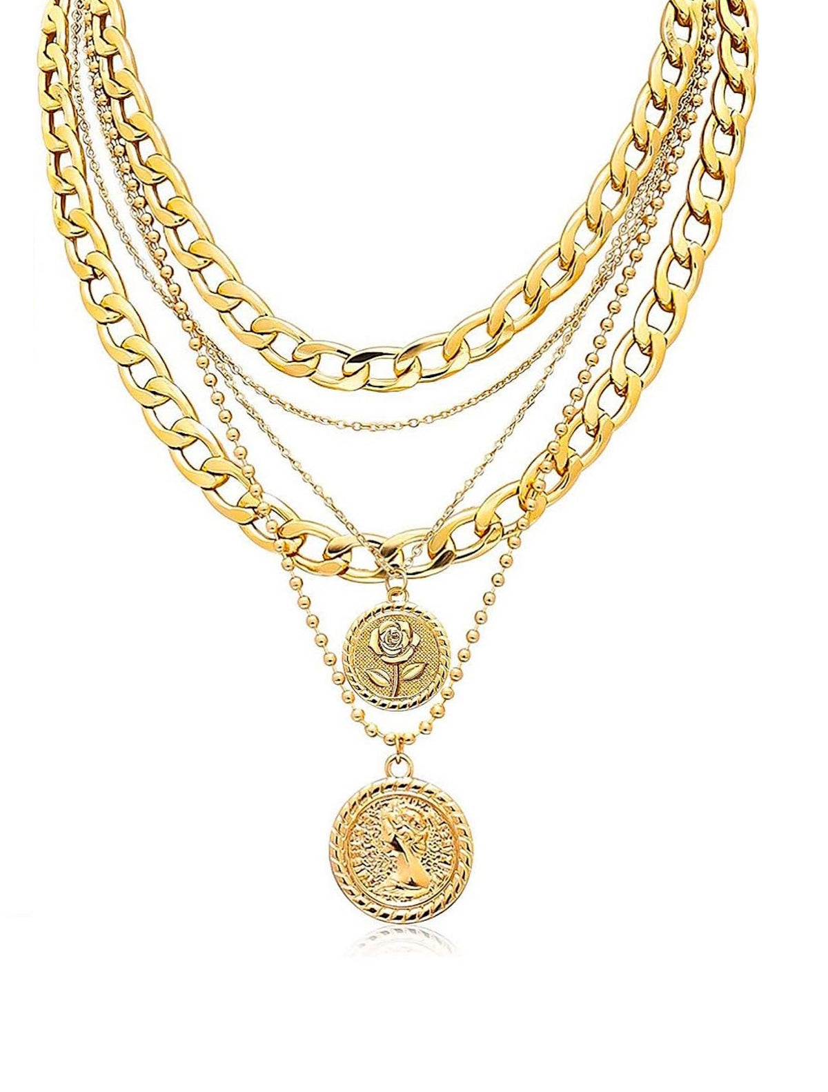 Liv Oliver 18K Gold Layer Necklace