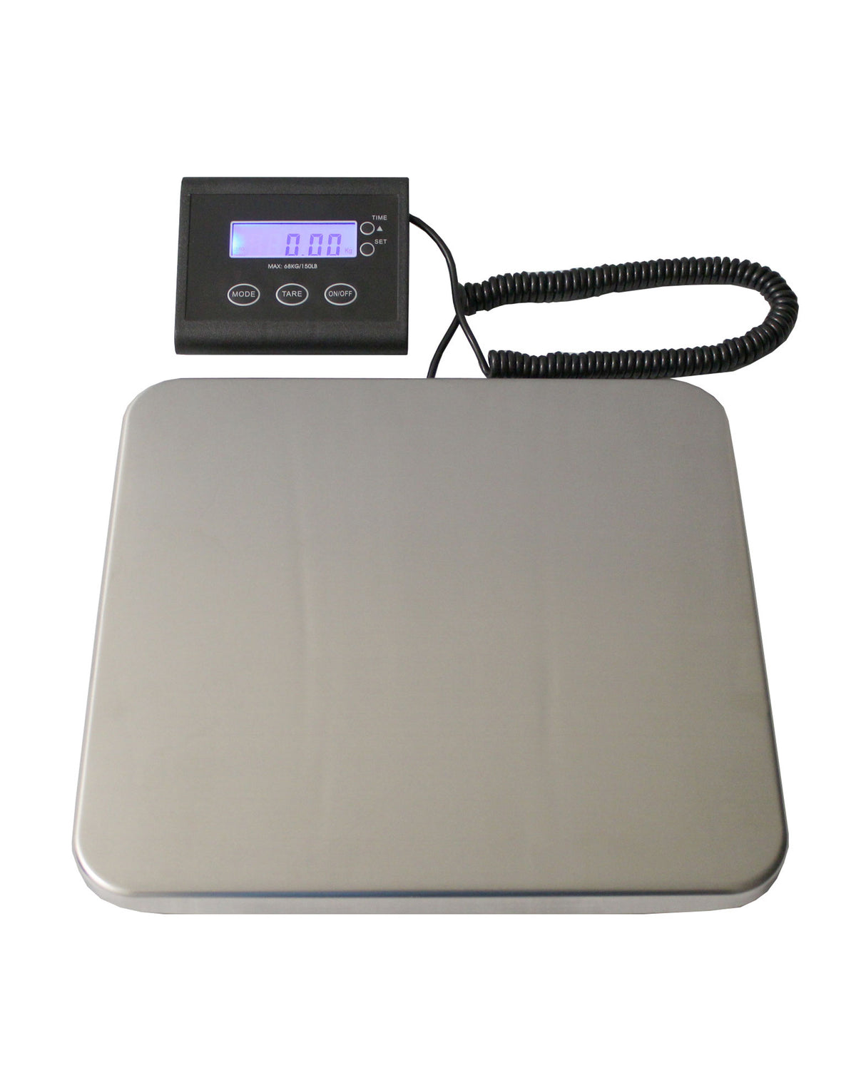 TODO 68Kg (150Lb) Digital Postal Scale W/ Blue Backlit Lcd Display 50G Graduation