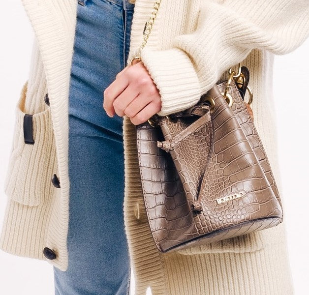 Bosccolo Bucket Bag - Taupe
